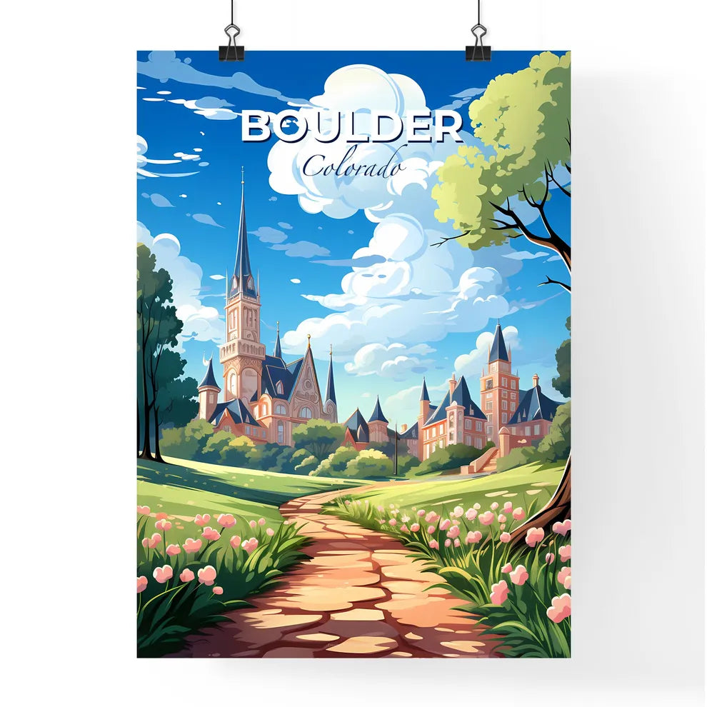Boulder, Colorado, A Poster of a path leading to a castle Default Title