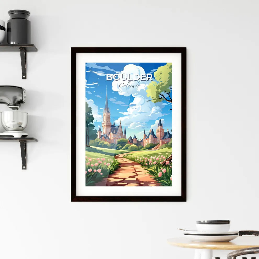 Boulder, Colorado, A Poster of a path leading to a castle Default Title