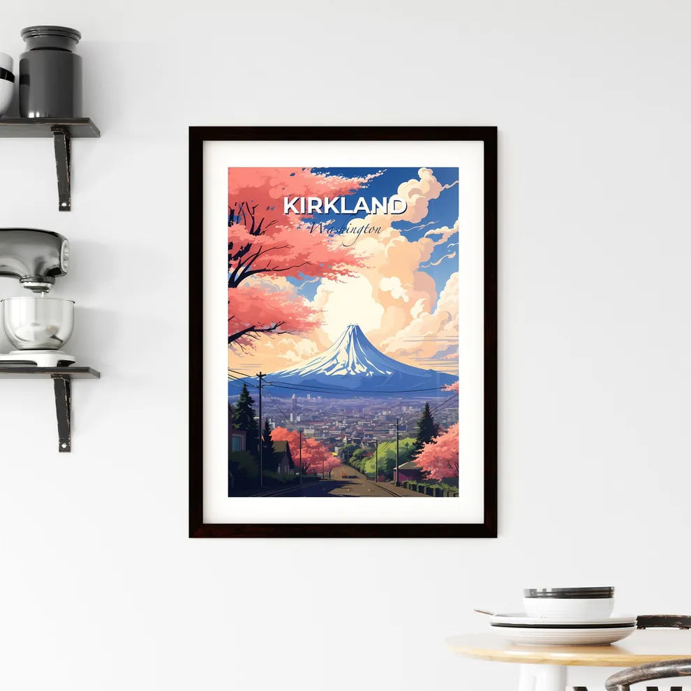 Kirkland, Washington, A Poster of a mountain in the distance Default Title