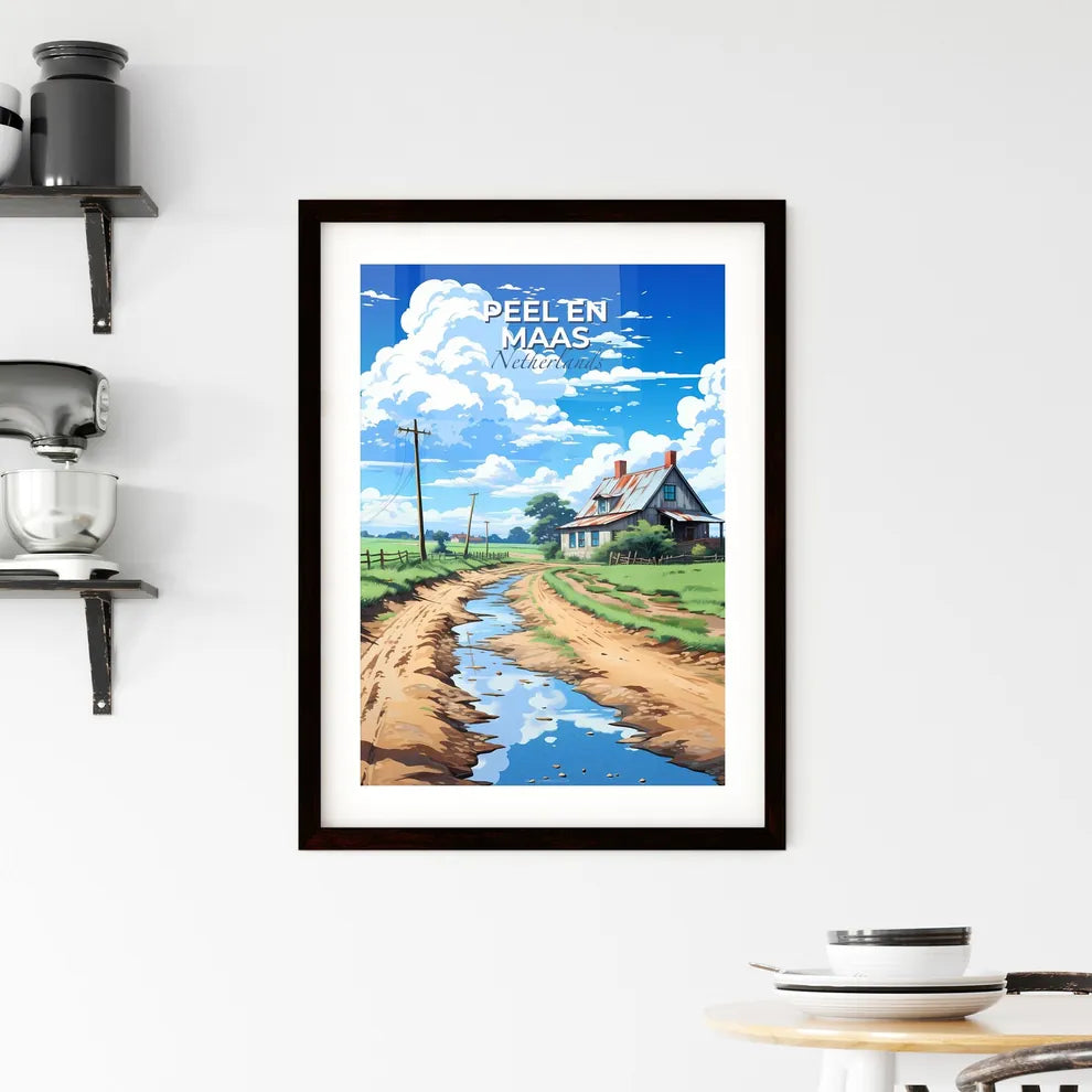 Peel En Maas, Netherlands, A Poster of a house on a dirt road Default Title