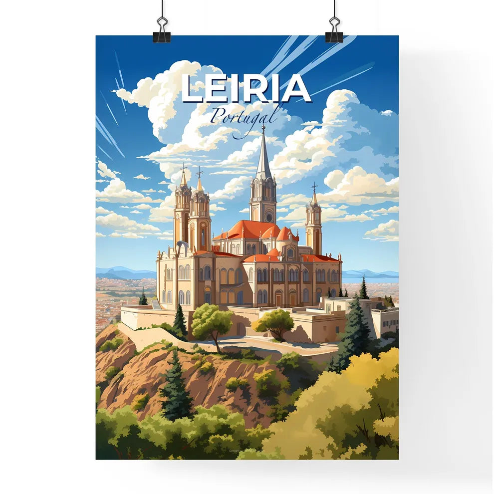 Leiria, Portugal, A Poster of a castle on a hill Default Title