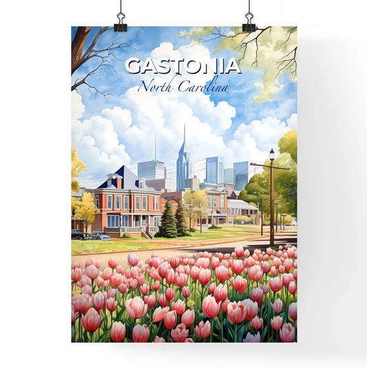 Gastonia, North Carolina, A Poster of a tulips in a park Default Title