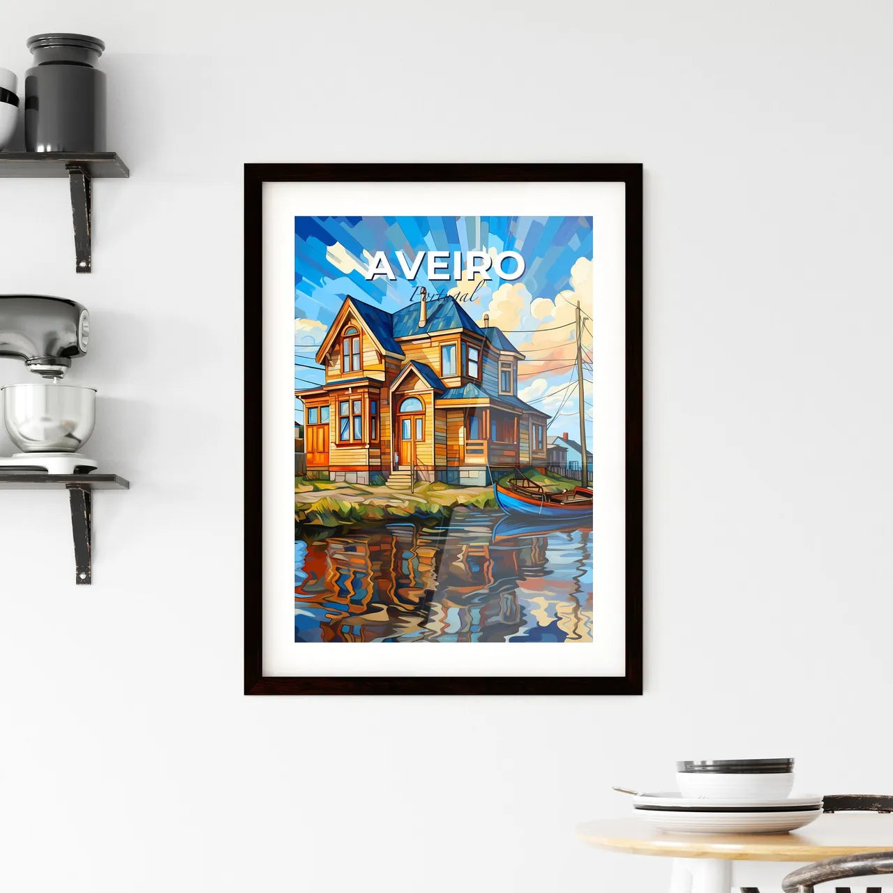 Aveiro, Portugal, A Poster of a house on the water Default Title