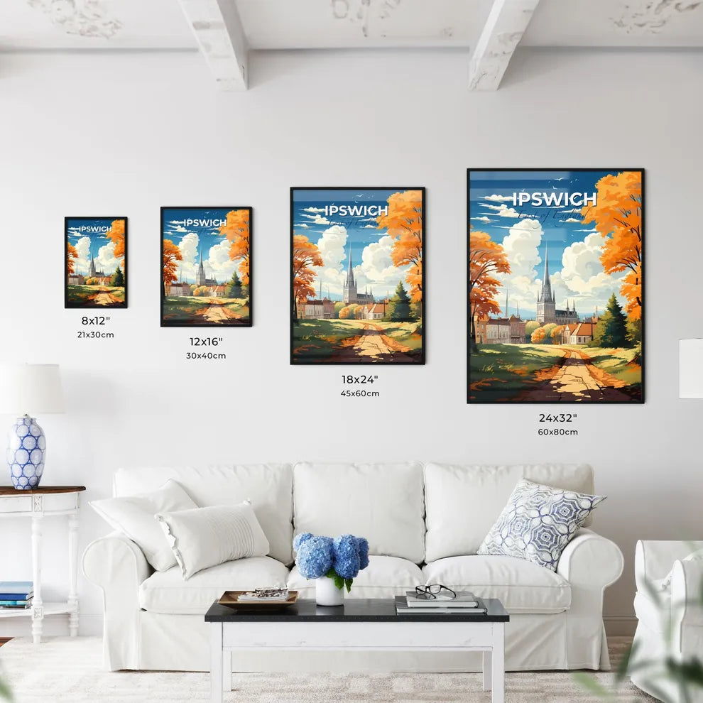 Ipswich, East of England, A Poster of a road leading to a city Default Title