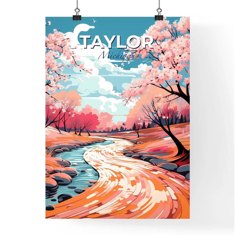Taylor, Michigan, A Poster of a river running through a forest Default Title