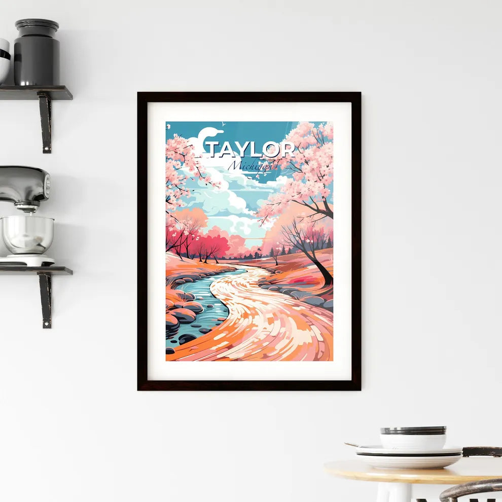 Taylor, Michigan, A Poster of a river running through a forest Default Title