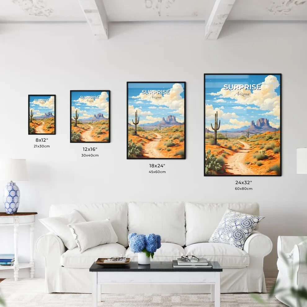 Surprise, Arizona, A Poster of a dirt road through a desert Default Title
