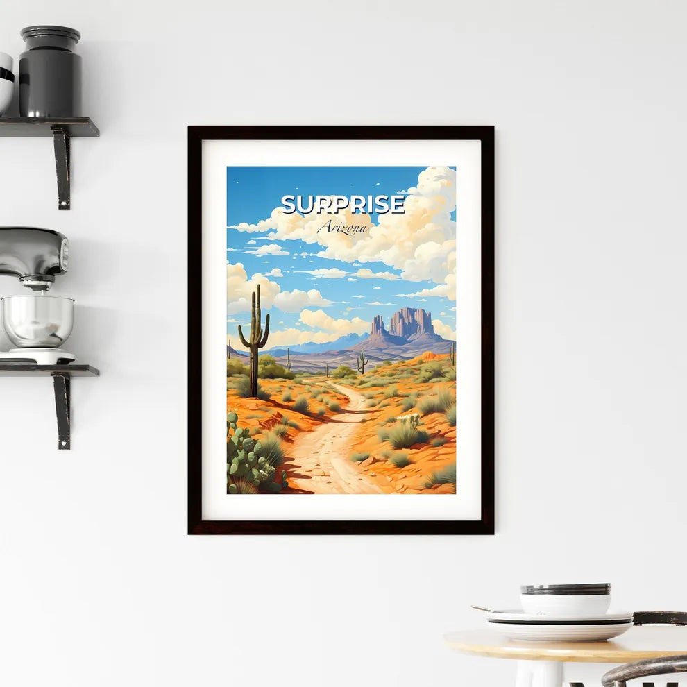 Surprise, Arizona, A Poster of a dirt road through a desert Default Title