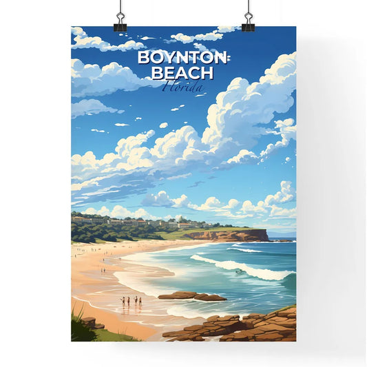 Boynton Beach, Florida, A Poster of a beach with people on it Default Title