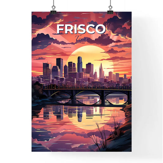 Frisco, Texas, A Poster of a sunset over a city Default Title