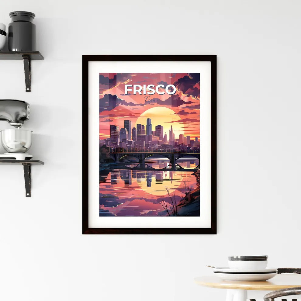 Frisco, Texas, A Poster of a sunset over a city Default Title