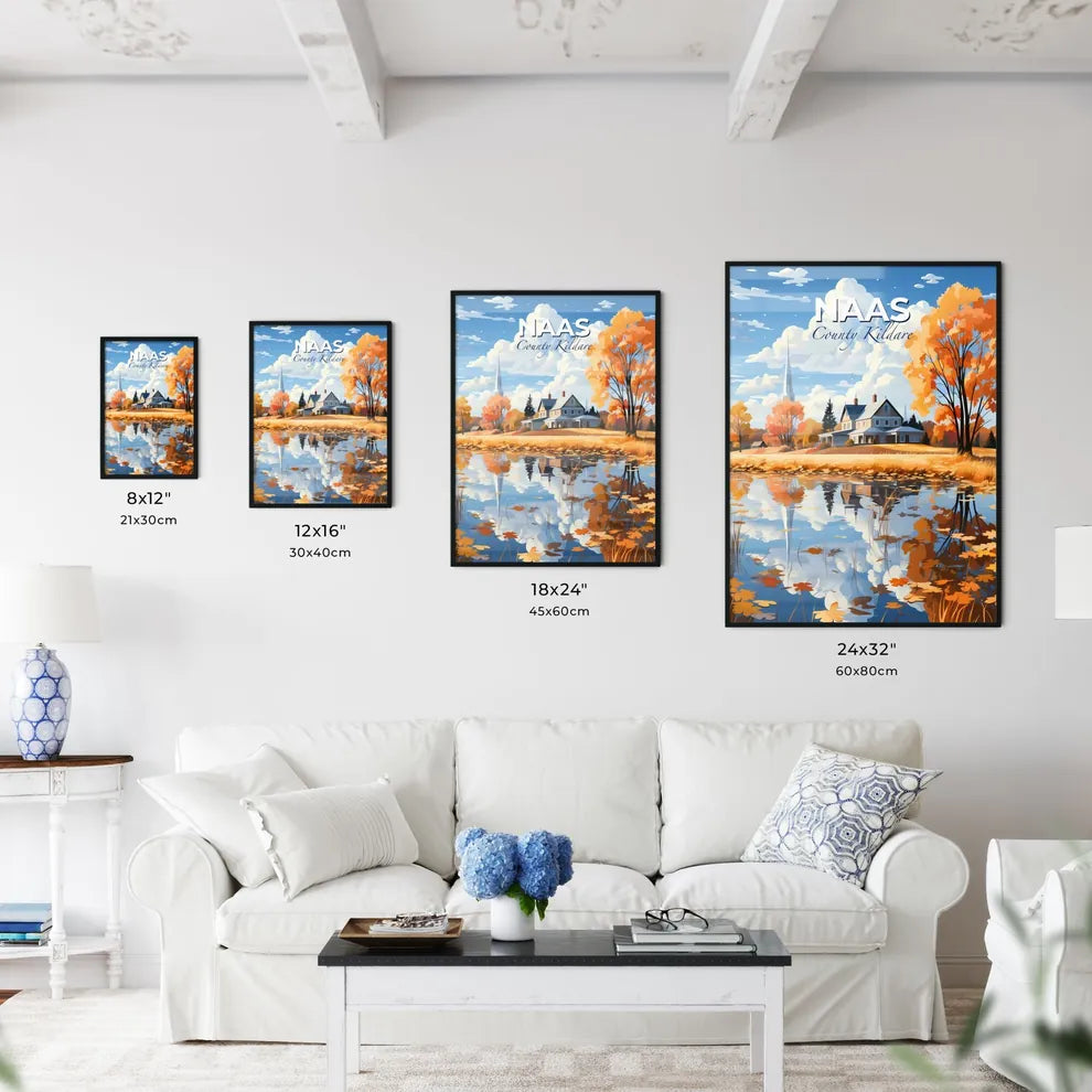 Naas, County Kildare, A Poster of a house by a lake Default Title