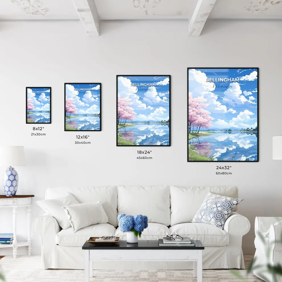 Bellingham, Washington, A Poster of a lively and colourful cityscape Default Title