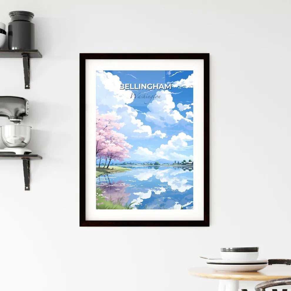 Bellingham, Washington, A Poster of a lively and colourful cityscape Default Title