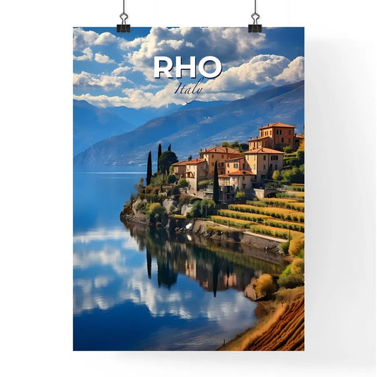 Rho, Italy, A Poster of a building next to a body of water Default Title