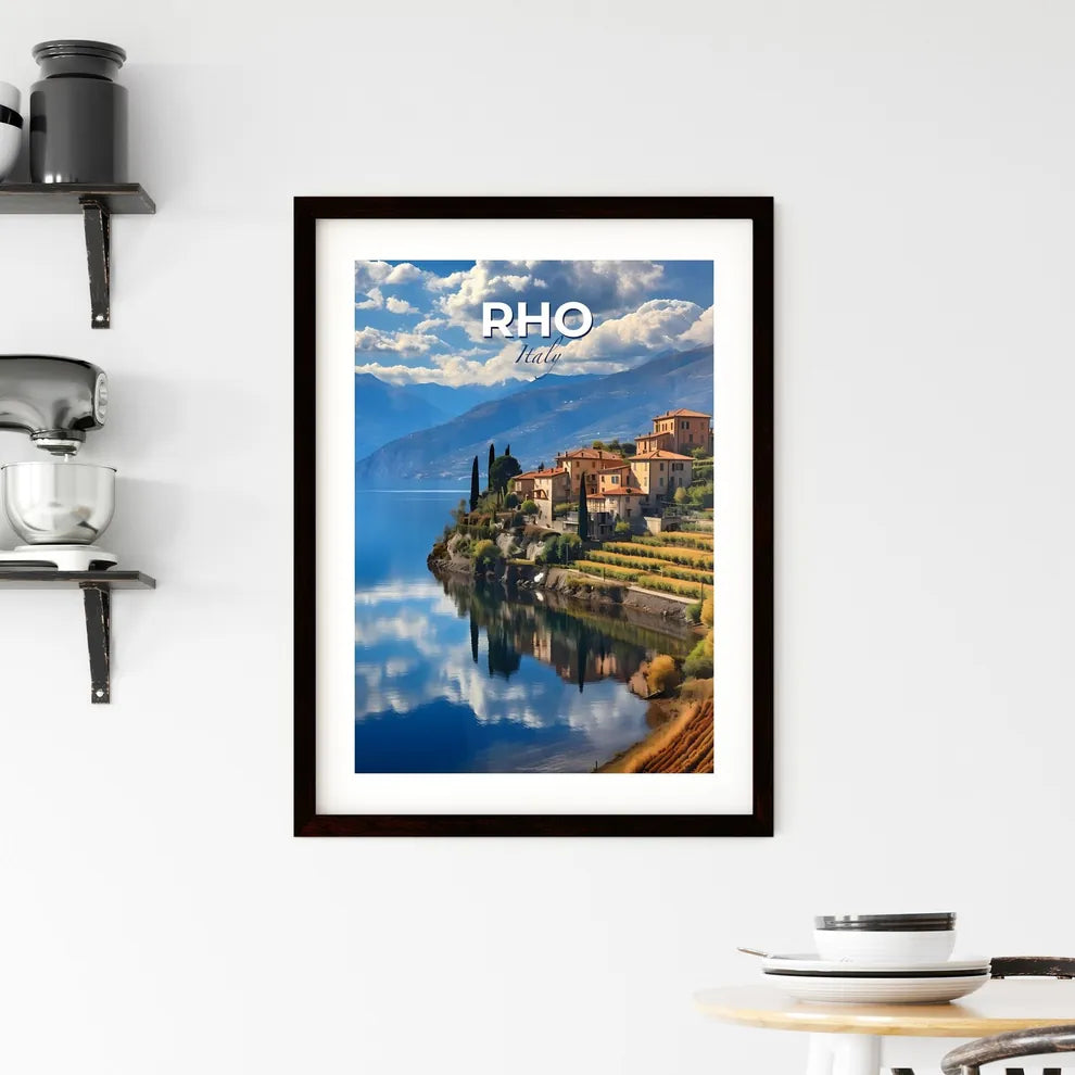 Rho, Italy, A Poster of a building next to a body of water Default Title