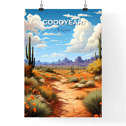 Goodyear, Arizona, A Poster of a dirt road through a desert Default Title