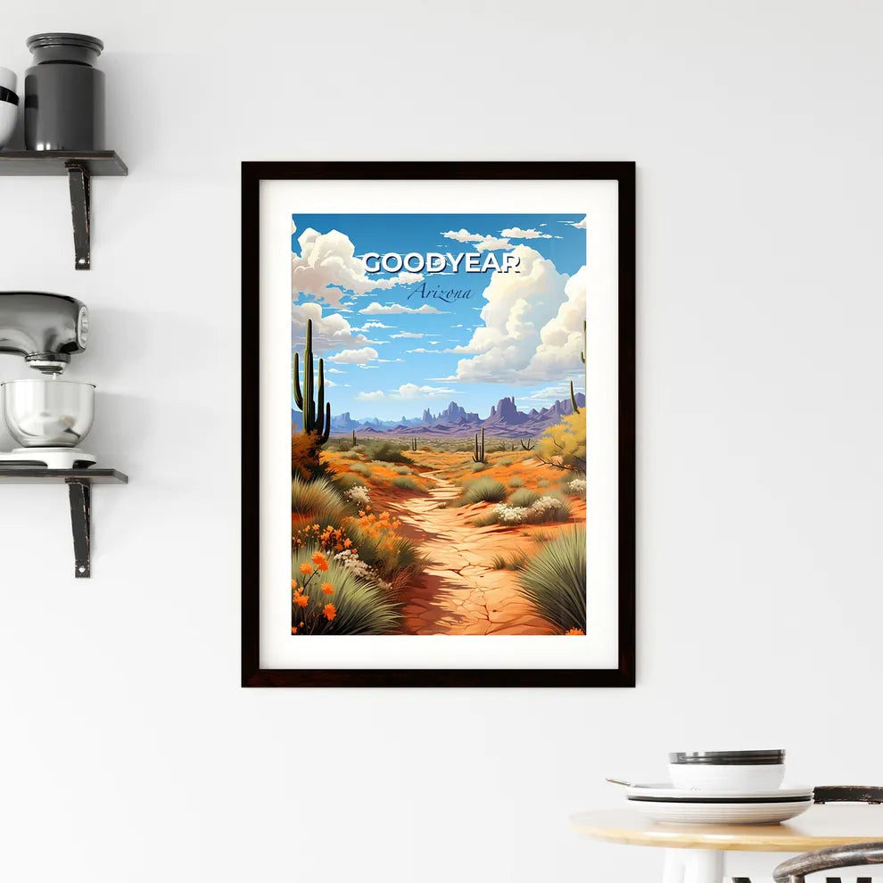 Goodyear, Arizona, A Poster of a dirt road through a desert Default Title