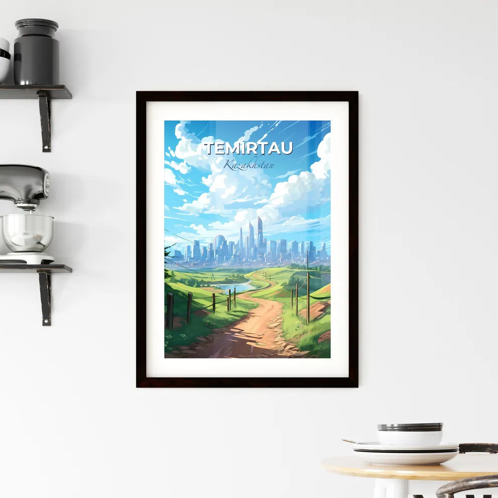 Temirtau, Kazakhstan, A Poster of a road leading to a city Default Title
