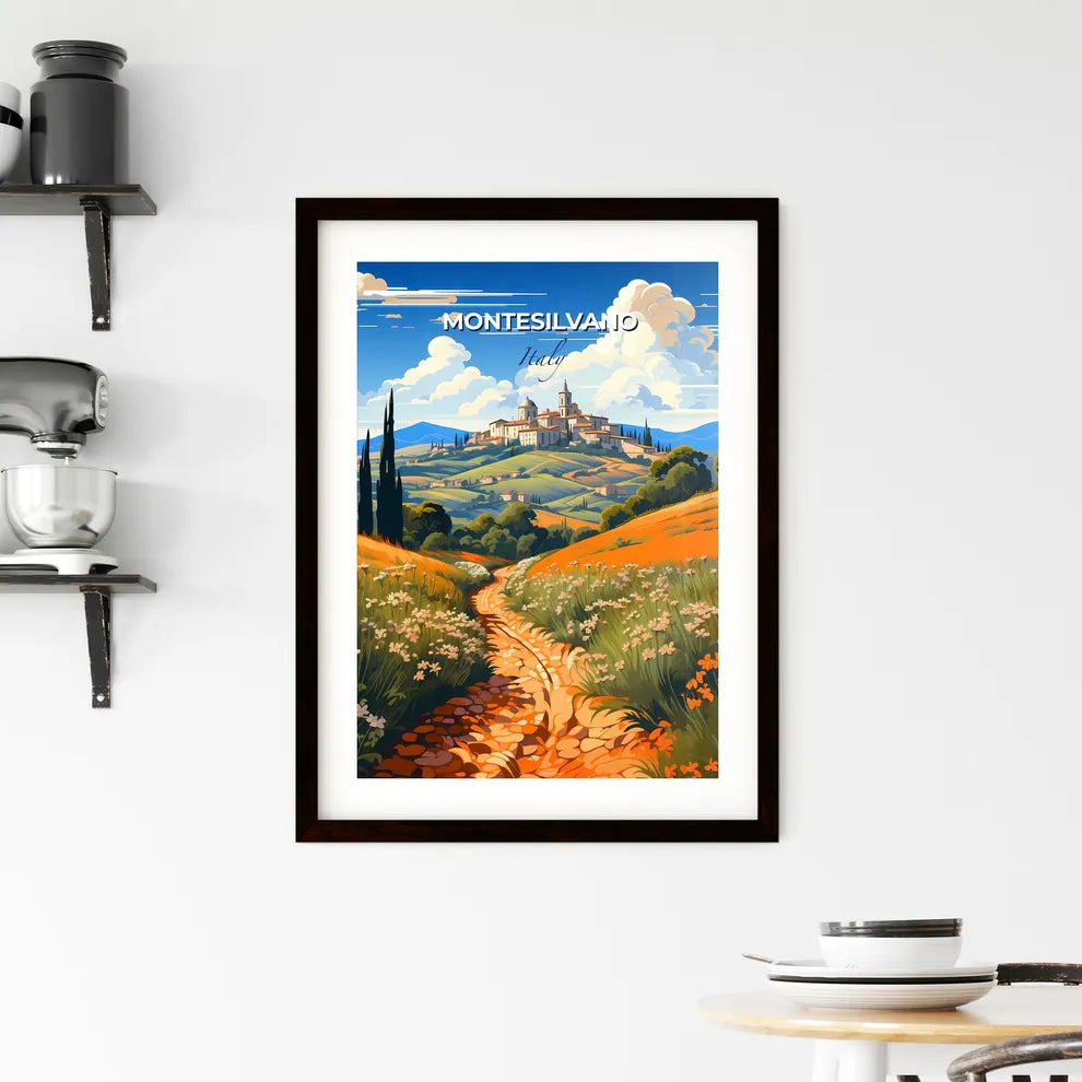 Montesilvano, Italy, A Poster of a path leading to a town Default Title