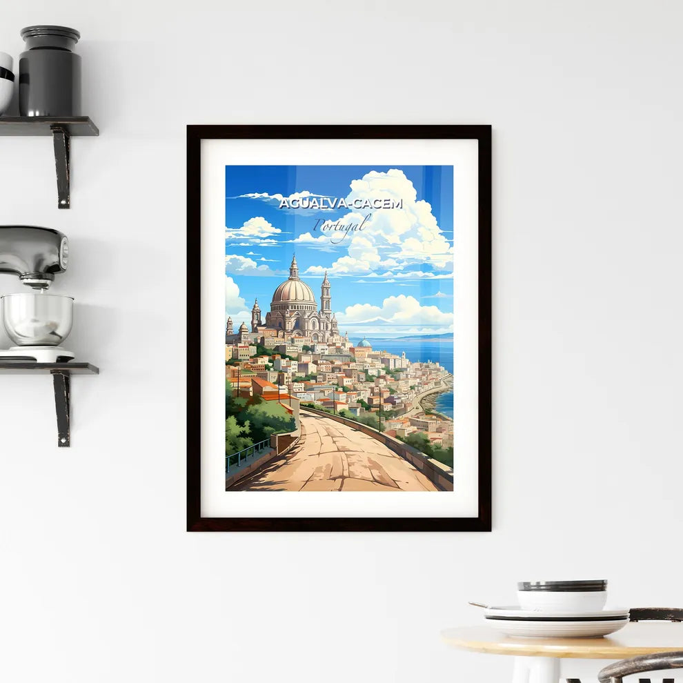 Agualva-Cacem, Portugal, A Poster of a city by the water Default Title