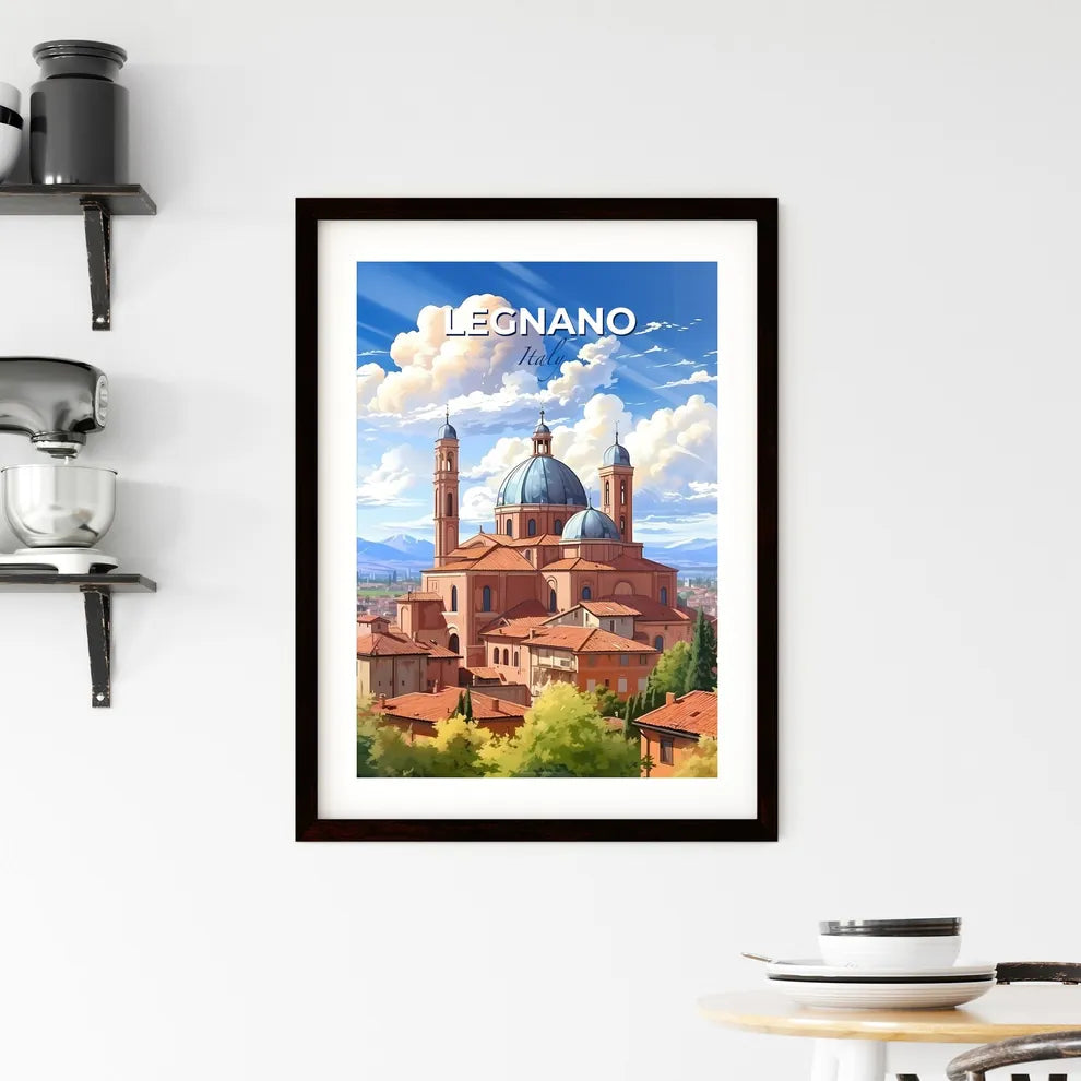 Legnano, Italy, A Poster of a building with a dome and towers Default Title