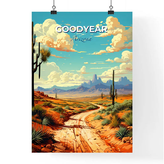 Goodyear, Arizona, A Poster of a dirt road through a desert Default Title