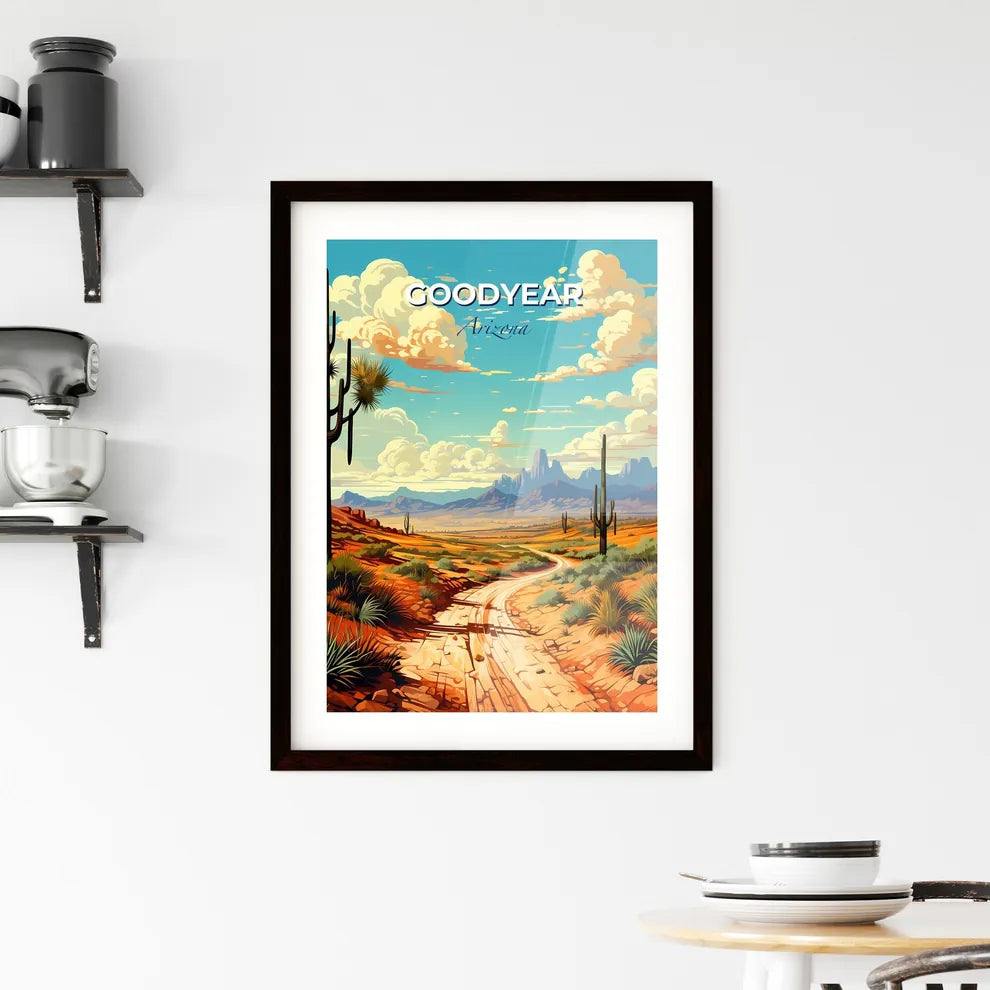 Goodyear, Arizona, A Poster of a dirt road through a desert Default Title