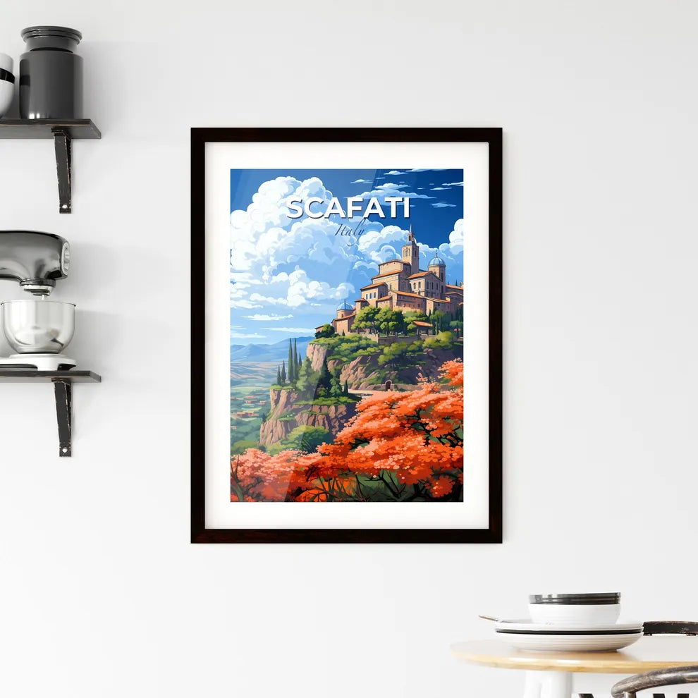 Scafati, Italy, A Poster of a castle on a hill Default Title