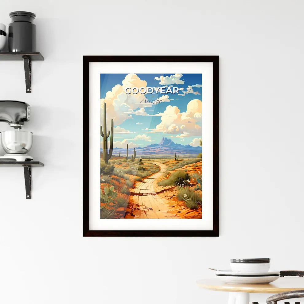 Goodyear, Arizona, A Poster of a dirt road through a desert Default Title