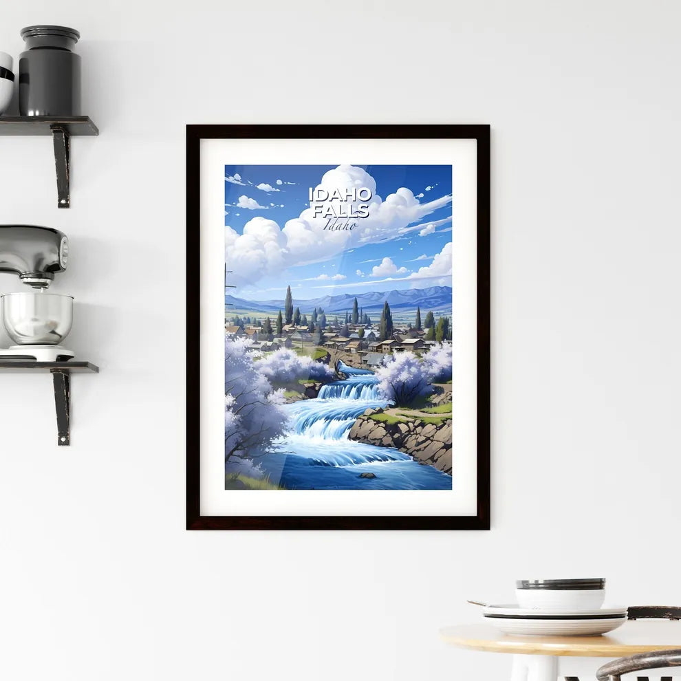 Idaho Falls, Idaho, A Poster of a river running through a village Default Title