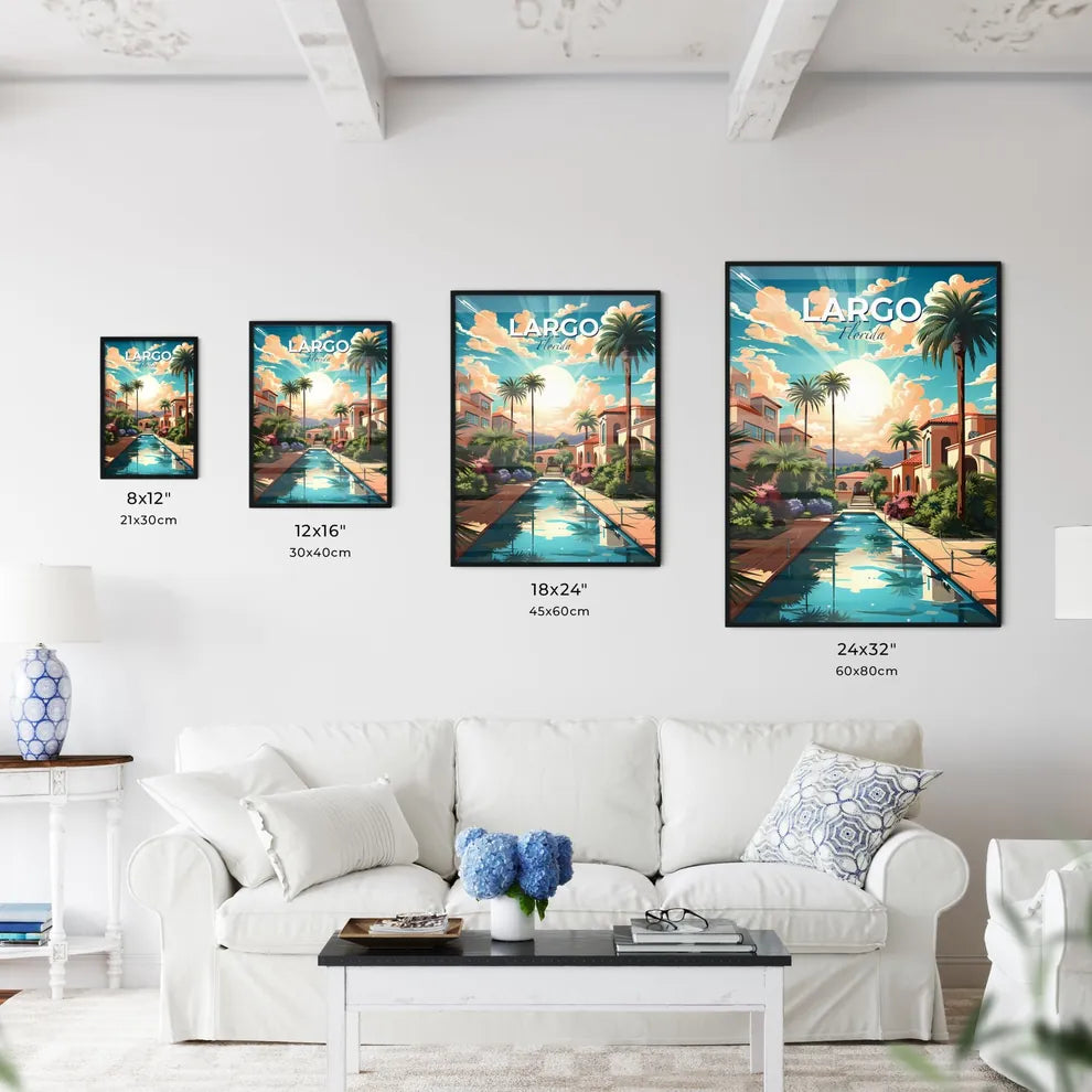 Largo, Florida, A Poster of a pool in a tropical area Default Title