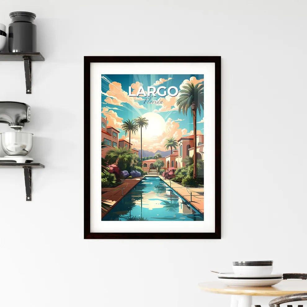 Largo, Florida, A Poster of a pool in a tropical area Default Title