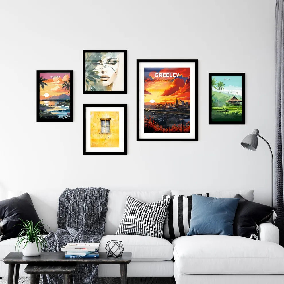 Greeley, Colorado, A Poster of a sunset over a city Default Title