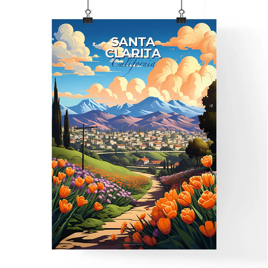 Santa Clarita, California, A Poster of a path leading to a flower garden Default Title