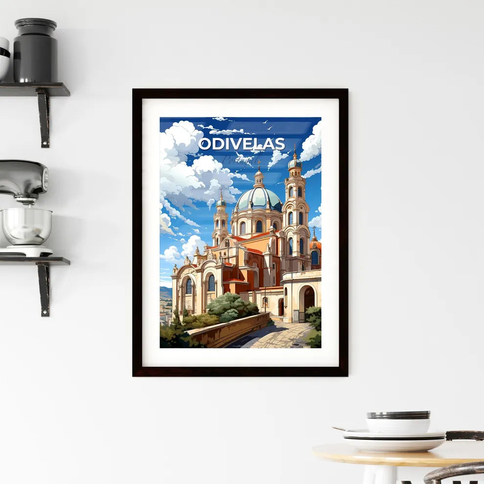 Odivelas, Portugal, A Poster of a building with a dome and a blue sky Default Title