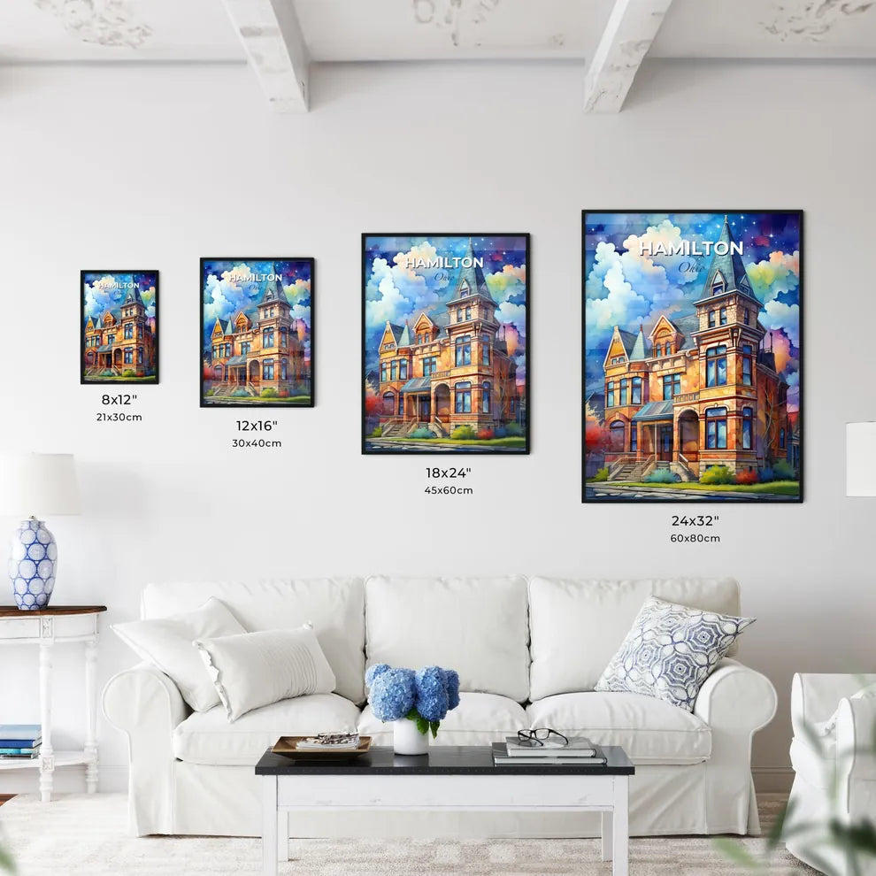 Hamilton, Ohio, A Poster of a painting of a house Default Title