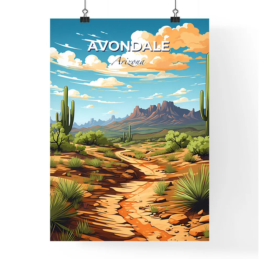 Avondale, Arizona, A Poster of a dirt road through a desert Default Title