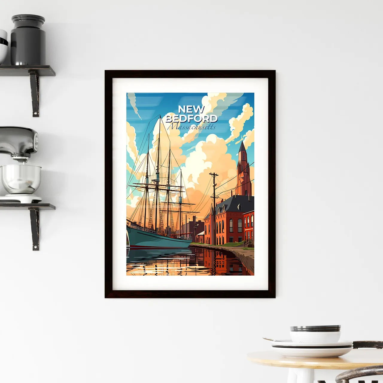 New Bedford, Massachusetts, A Poster of a boat in the water Default Title