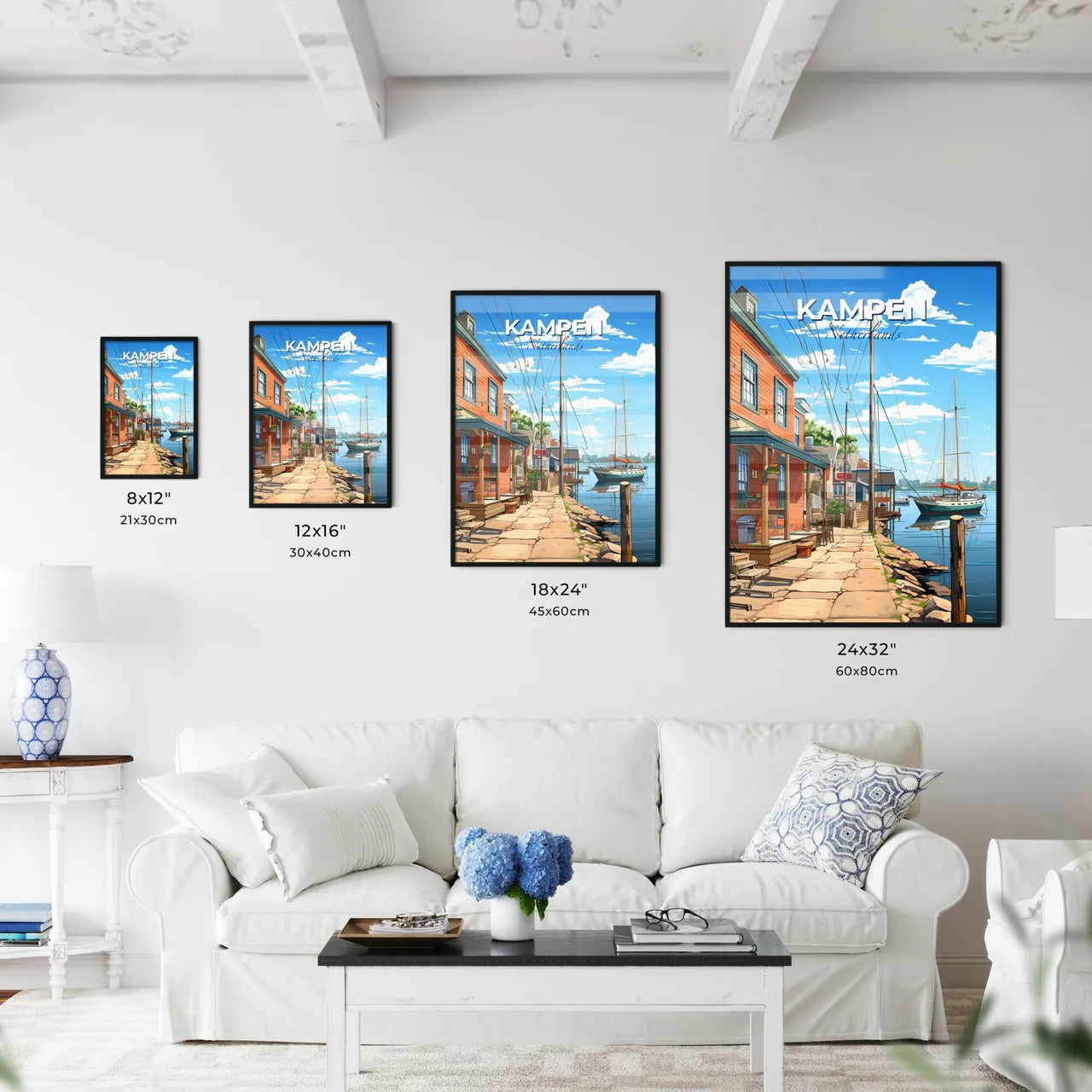 Kampen, Netherlands, A Poster of a boat on the water Default Title