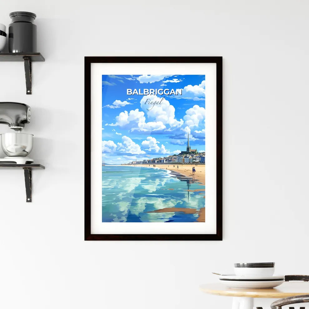 Balbriggan, Fingal, A Poster of a beach with buildings and water Default Title