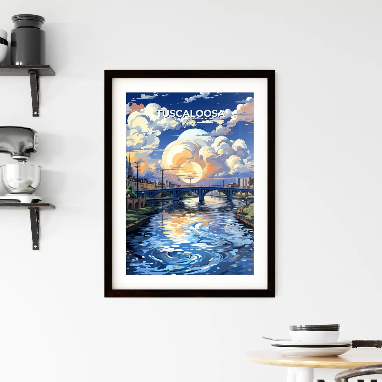 Tuscaloosa, Alabama, A Poster of a bridge over a river Default Title