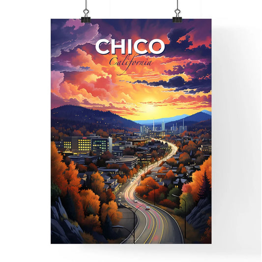 Chico, California, A Poster of a road leading to a city Default Title