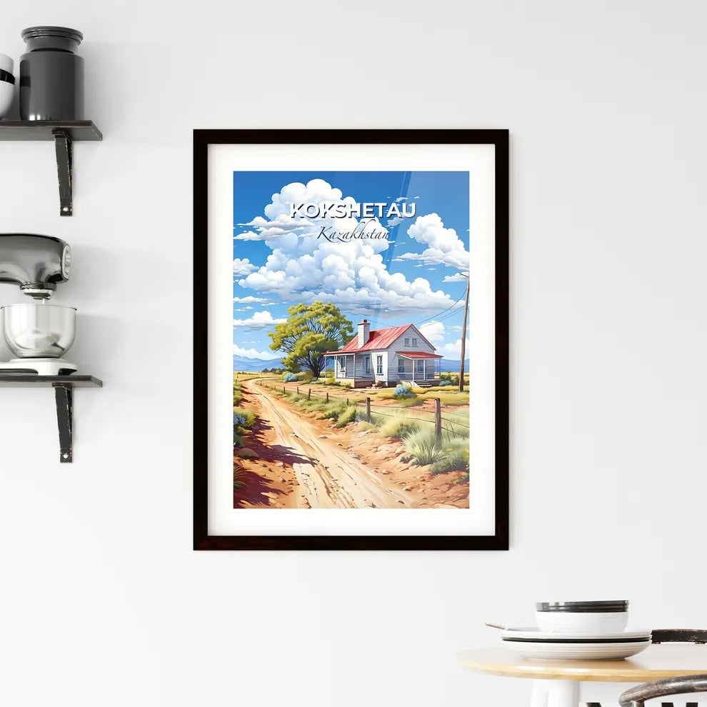 Kokshetau, Kazakhstan, A Poster of a house in a field Default Title
