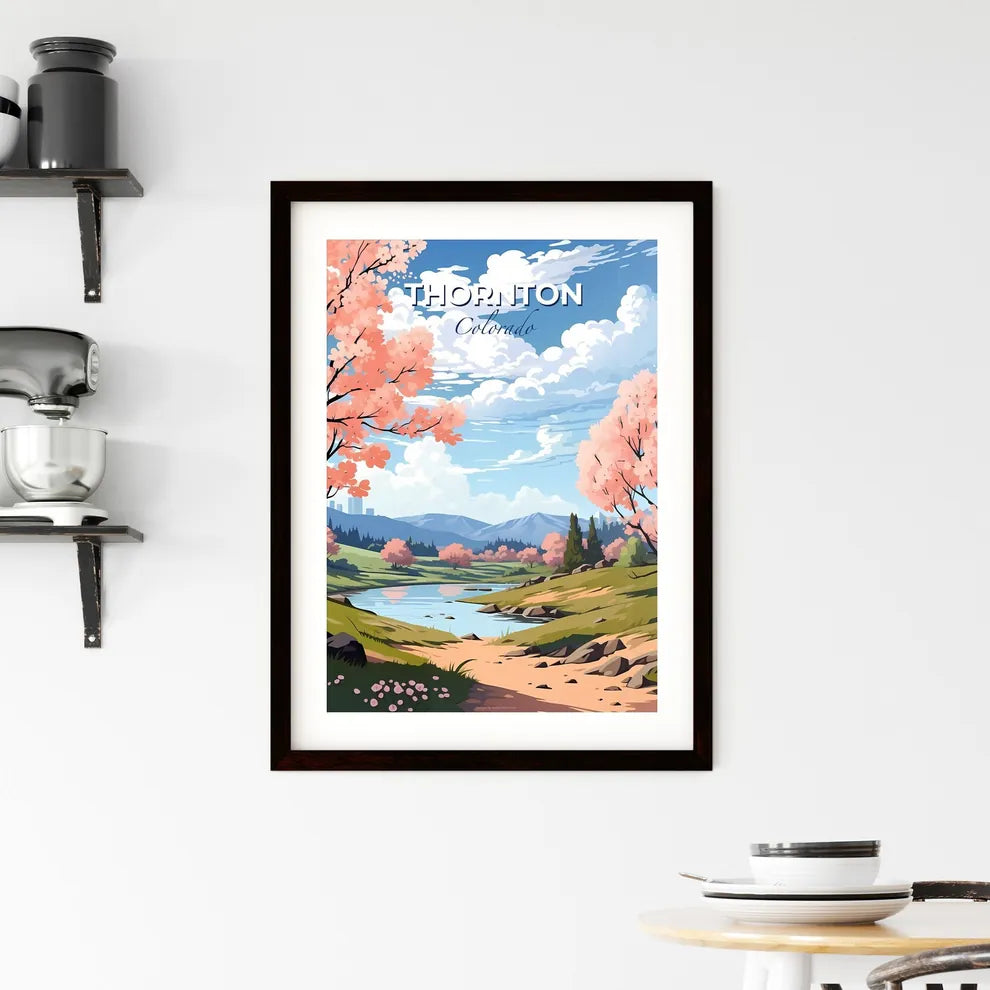 Thornton, Colorado, A Poster of a lively and colourful cityscape Default Title