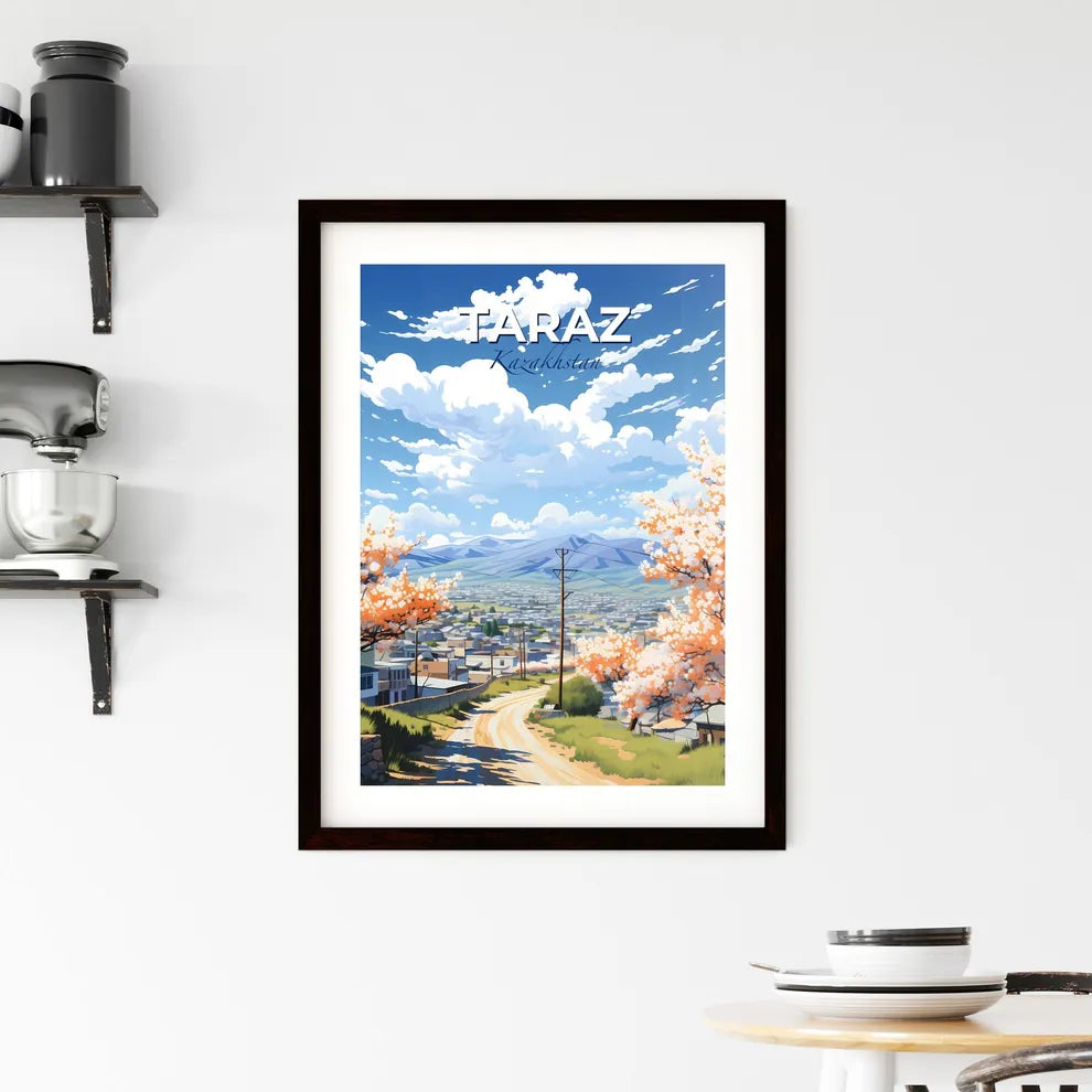 Taraz, Kazakhstan, A Poster of a lively and colourful cityscape Default Title