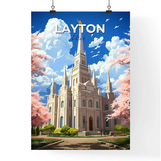 Layton, Utah, A Poster of a lively and colourful cityscape Default Title