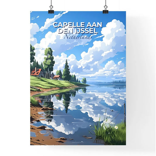 Capelle Aan Den Ijssel, Netherlands, A Poster of a lively and colourful cityscape Default Title