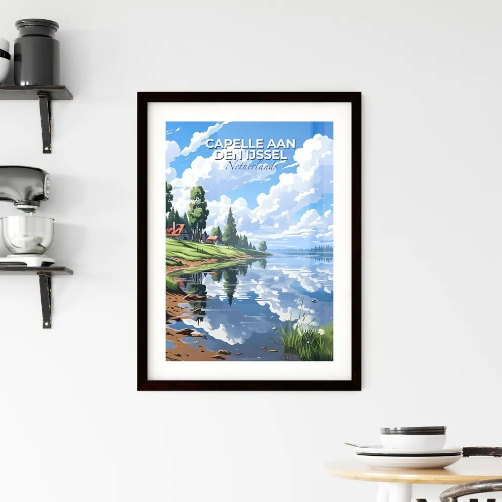Capelle Aan Den Ijssel, Netherlands, A Poster of a lively and colourful cityscape Default Title