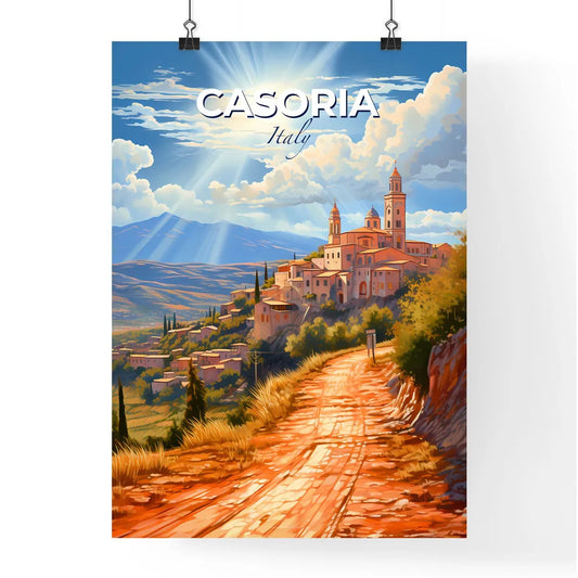 Casoria, Italy, A Poster of a lively and colourful cityscape Default Title